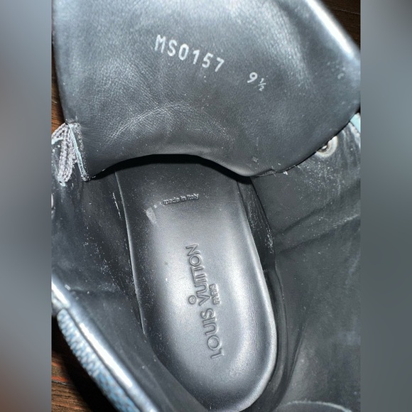 Louis Vuitton,Pre-owned Trainer Sneaker Boot High Leather High Trainers In Black - Picture 7 of 8